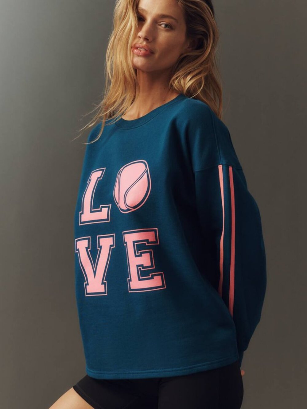 Beach Riot Cyra Long-Sleeve Tee Seashell Isle Colorblock L